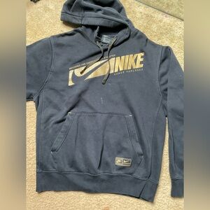 Nike Black Sweatshirt Hoodie Casual Athletic Wear